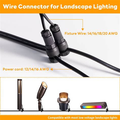 Low Voltage Wire Quick Connector for 12-20 AWG 12V Cable - Gardenreet ...