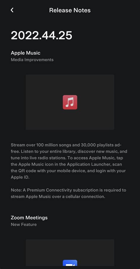 Release notes not updating on mobile app model Y : r/TeslaModelY