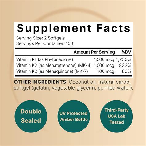 NatureBell Vitamin K Complex Review - Vitamin Reviewer