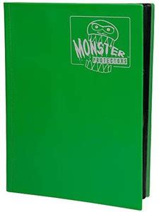 Scs Direct Monster Binder - 9 Pocket Trading Card Album - Matte Emerald ...
