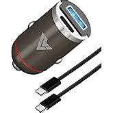 Portronics 65 Watts Car Power 65 Dual Output Fast Car Charger with 100W ...