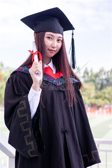 女大学生毕业证书素材图片免费下载-千库网