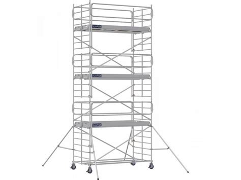 Échafaudage roulant aluminium DOCKER 150 version garde-corps EXMDS ...