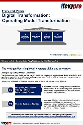 Digital Transformation: Operating Model Transformation: Business ...