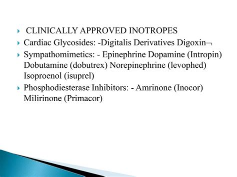 Inotrope Side Effects 的图像结果