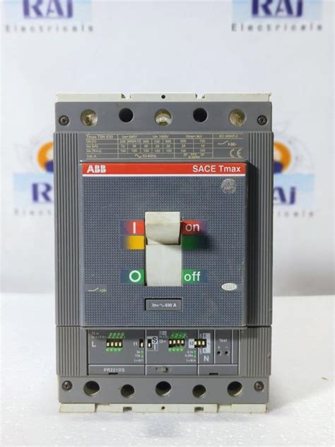 ABB TMAX T5N 630 630A 3POLE CIRCUIT BREAKER MCCB 220-250V | RAJ ...