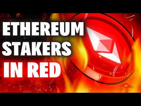 Ethereum ETH STAKERS in TROUBLE? 3 Signs For Rocky Bitcoin Week ...