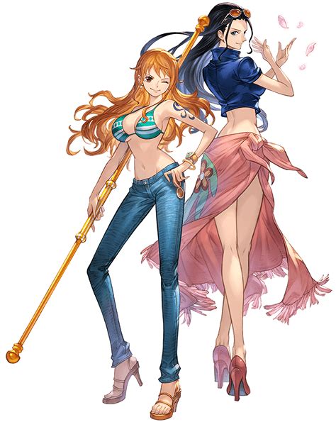 Nico Robin and Nami by bodskih on DeviantArt