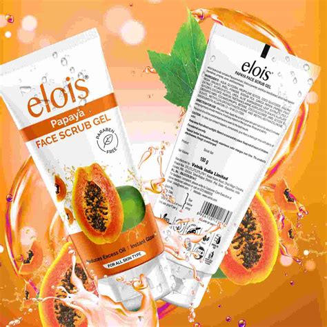 Elois Papaya Face Scrub Gel - Exfoliation and Brightening - Elois