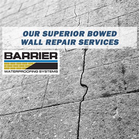 Our Superior Bowed Foundation Wall Repair Process | Barrier ...