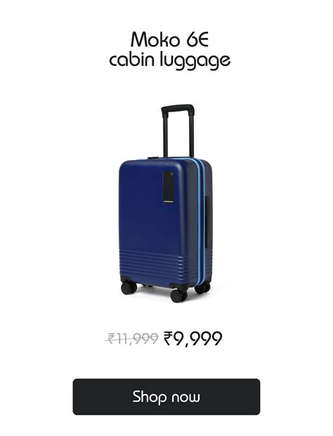 IndiGo X Mokobara - Moko 6E Luggage