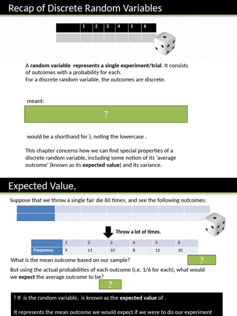 Image result for Discrete Random Variables PDF