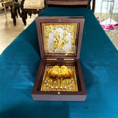 DK trades® Gold Plated Lord Hanumanji Pooja Box - Premium Gold ...