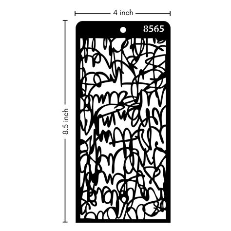 iCraft Layering Stencils - 4 x 8" - 8565| Art Lounge