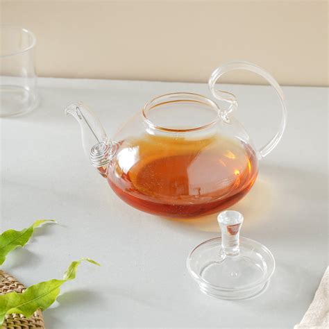 Borosilicate Glass Tea Kettle Online - Premium Kettle | Nestasia