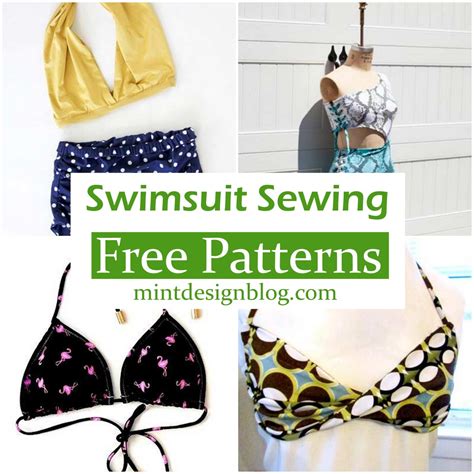 20 Free Swimsuit Sewing Patterns For Everyone - Mint Design Blog