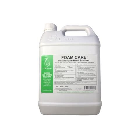 FoamCare Instant Foam Hand Sanitizer 5L | Alcohol-free, Non-flammable ...