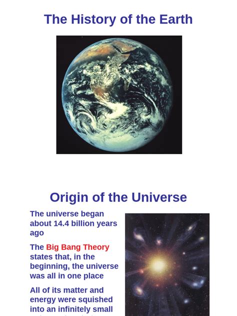 Formation of Earth PowerPoint | PDF