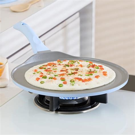 Buy Borosil Ceramic Vajra 28 cm Flat Dosa Tawa | Gas Stove & Induction ...