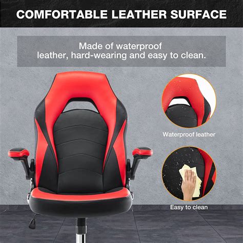 Buy Ergonomic Gaming Office Chair - PU Leather Executive Swivel ...