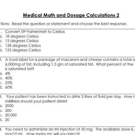 Image result for Medical Math Tutorials
