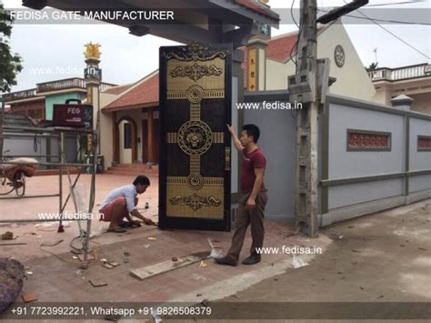 Steel Ke Gate Loha Grill Gate Compound Gate Design Modern Front Gate ...