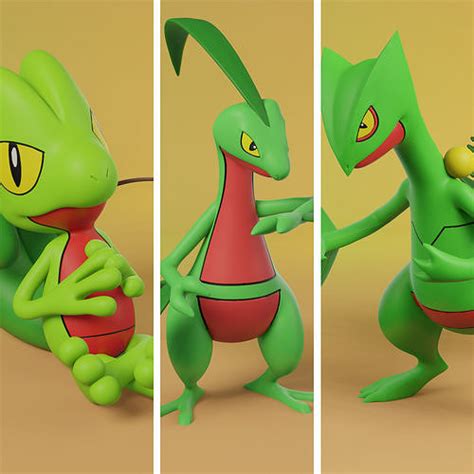 Image result for Pokemon Treecko Evolution Level