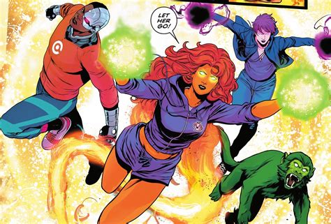 Starfire's New Look Has a Perfect Reference to the TEEN TITANS Cartoon ...