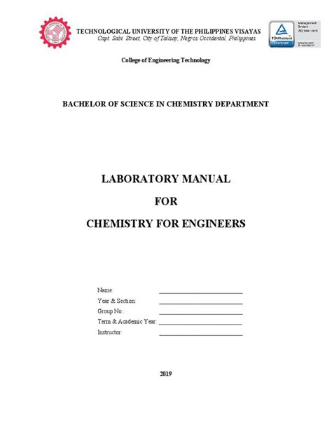 Image result for Lab Manual Example