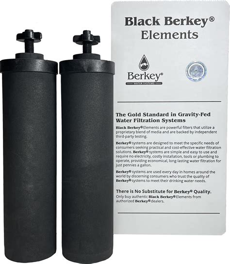 Amazon.com: Boroux Foundation. Black Replacement Water Filter ...