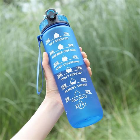 The Better Home Sipper Water Bottle For Adults 1 Liter | Motivational ...