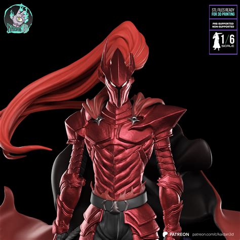 🎨 Blood-Red Commander Igris SOLO LEVELING - STL ready for 3D Printing ...