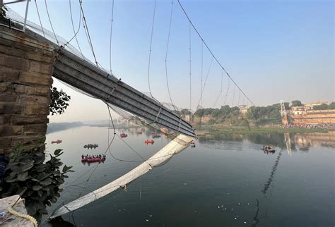 India Bridge Collapse Toll Jumps to 134, Police Detain Nine - Hamodia.com