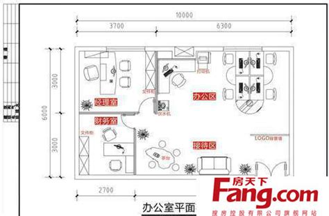 办公室布局平面图2019-房天下家居装修网