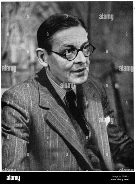Thomas Stearns (TS) Eliot (1888-1965), American-born British poet ...