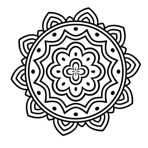 Premium Vector | Mandala coloring pages for teens