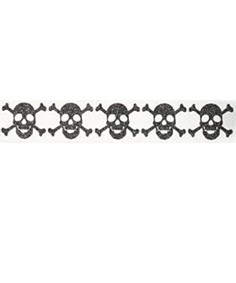 Skulls Washi Tape (1 Roll - 9/16" wide x 10.95 yards long) - Pirate ...