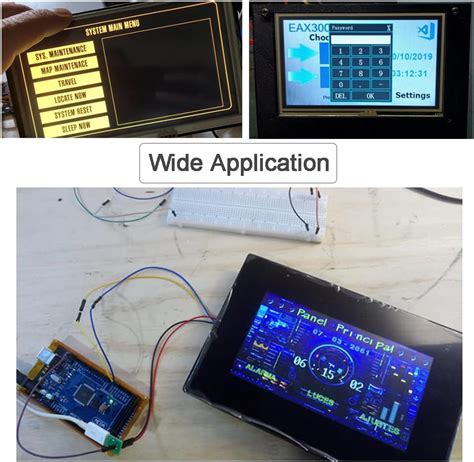 Buy DIYmalls Nextion Enhanced 5 inch HMI Display Resistive Touch Screen ...