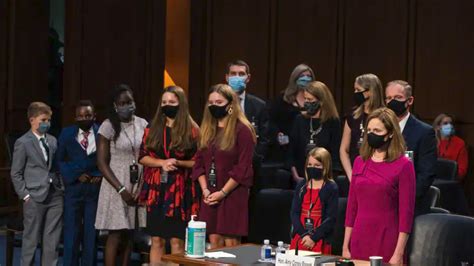 Amy Coney Barrett introduces her family during confirmation hearing