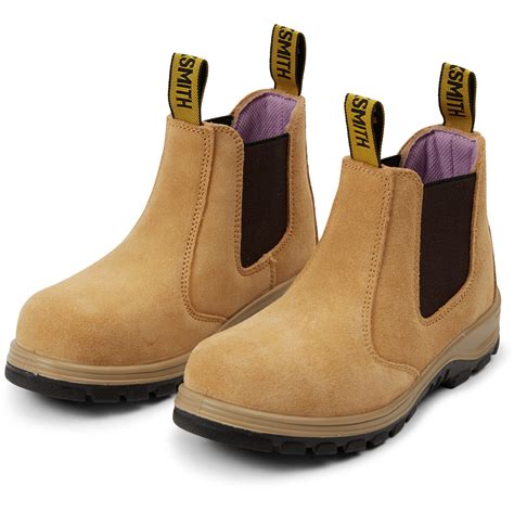 Blacksmith Women's Steel Cap Boots - Wheat | BIG W