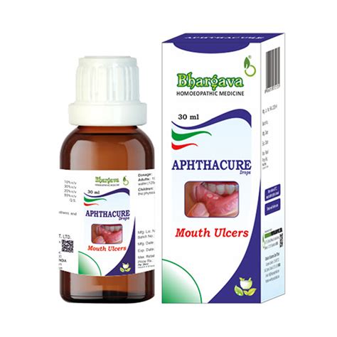 Aphthacure Drops: Effective Mouth Ulcer Drops – Doctor Bhargava