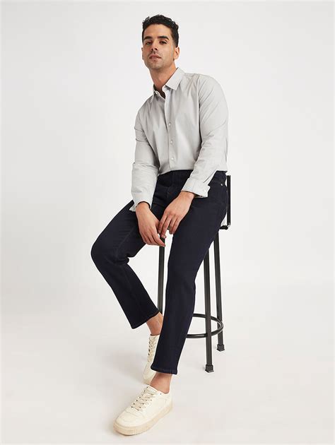 Men's Redloop 541 Navy Blue Athletic Tapered Fit Mid Rise Jeans – Levis ...