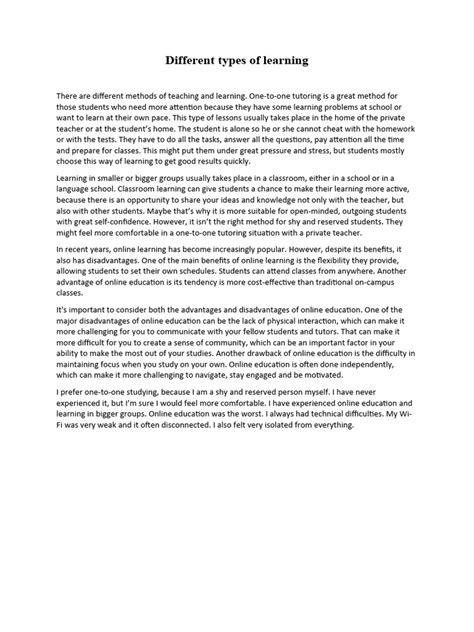 Image result for Different Types of Learning