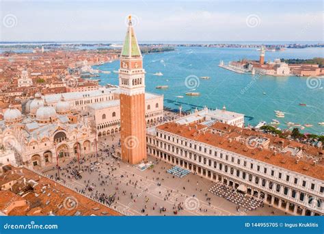 Beautiful View Over San Marco Square in Venice Stock Image - Image of ...