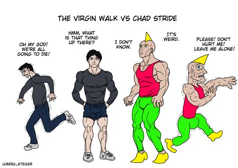 The virgin "Virgin vs Chad" vs the Chad "Virgin and Chad". : r/virginvschad