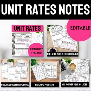 Image result for Unit Rate Notes