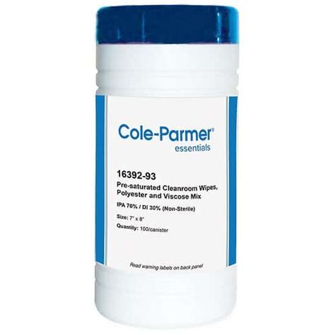 Cole-Parmer®Presaturated IPA Surface Tub Wipes from Cole-Parmer India