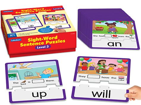 Sight-Word Sentence Puzzles - Level 3 at Lakeshore Learning