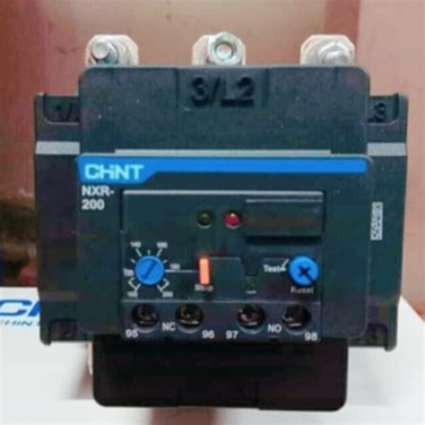 Jual Chint Thermal Overload Relay 80-200Ampere NXR200 / Overload NXR ...
