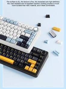 AULA F75 Custom Mechanical Keyboard 75 Percent RGB Hot Swappable ...